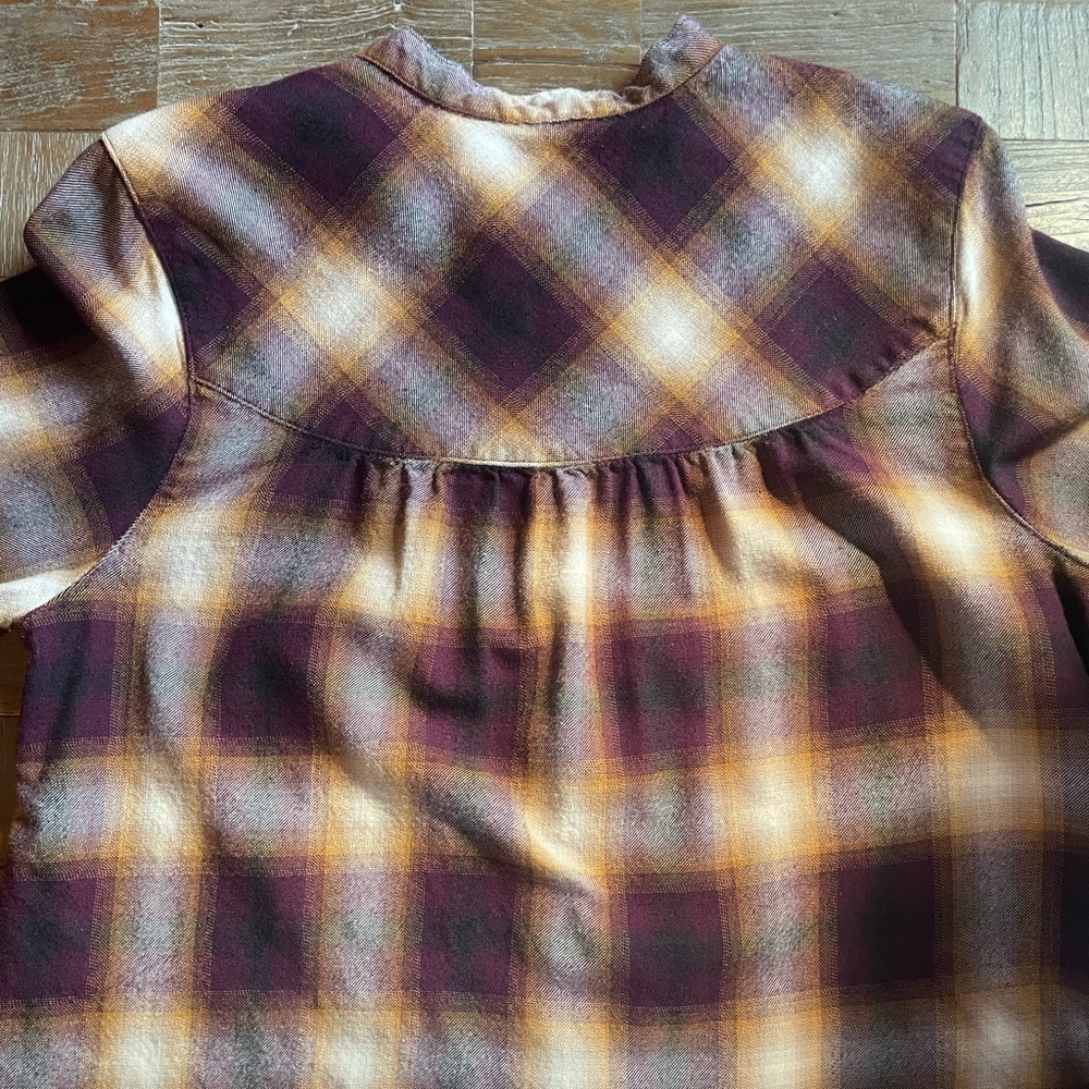 Pendleton Wool Plaid Button-Up Blouse - image 8